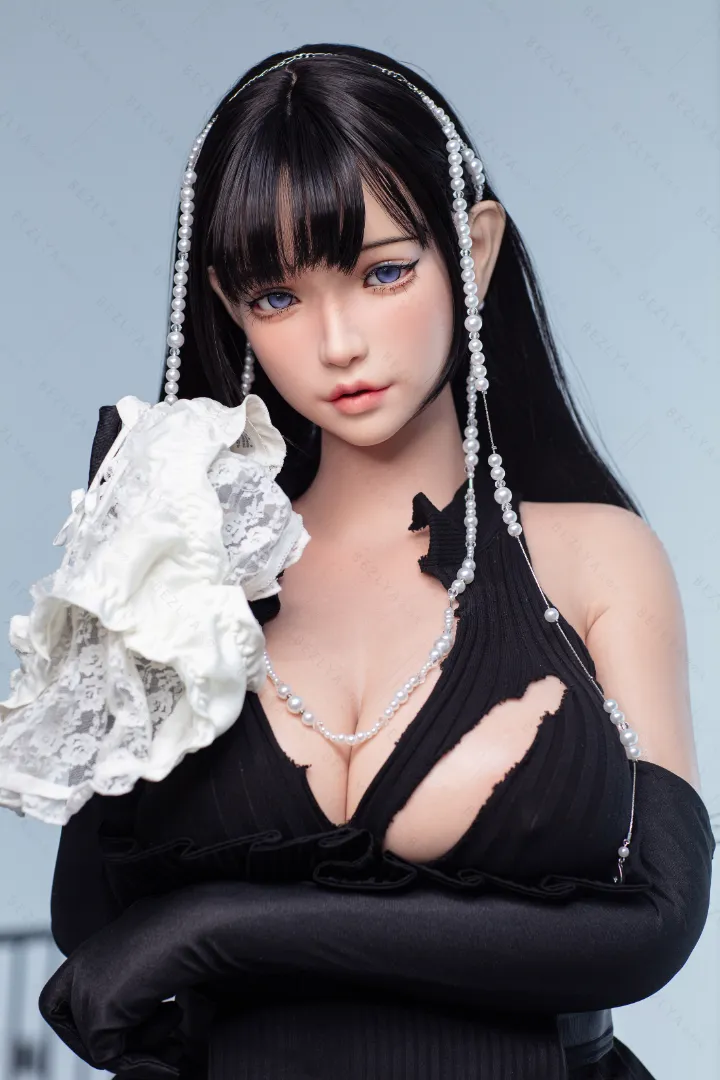 160cm (5ft3) F-Cup Lightweight Silicone Sex Doll, Movable Jaw Head Mandragora